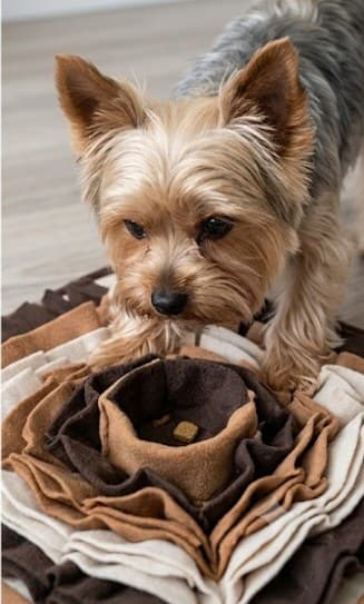 Balle de fouille interactive pour chien