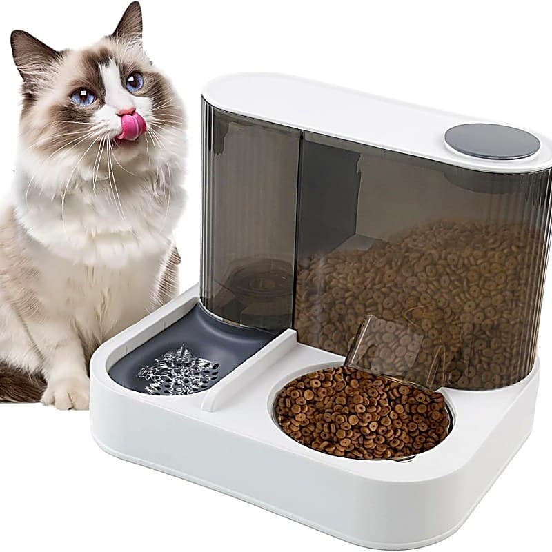 Distributeur Automatique 2-en-1 — Croquettes & Eau