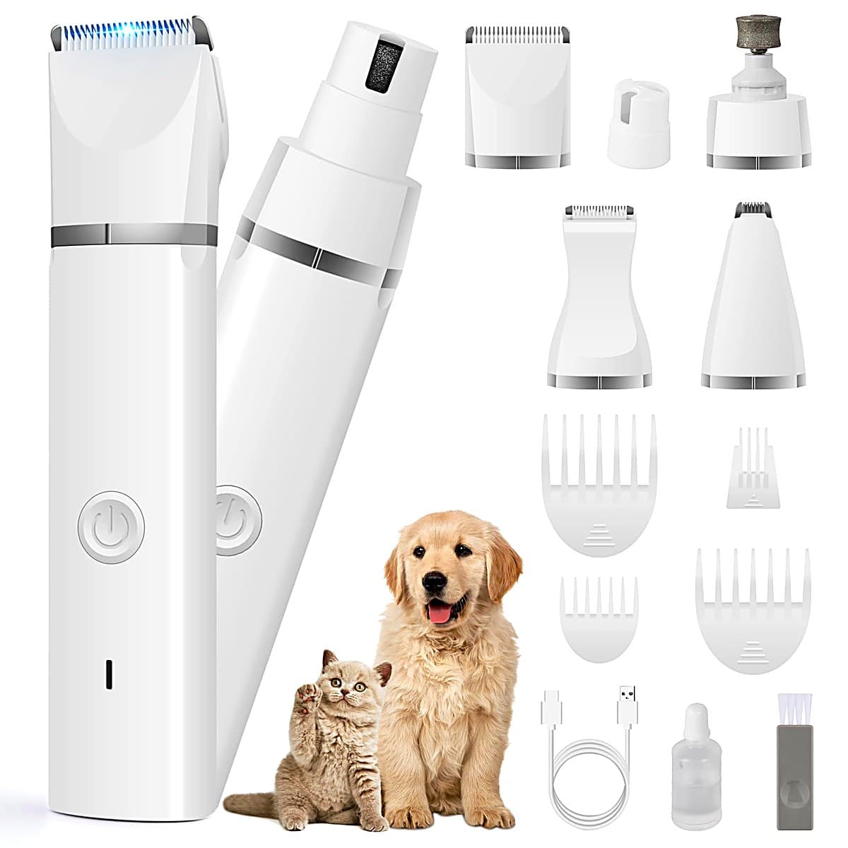 Kit de Tonte & Griffes Électrique Silencieux