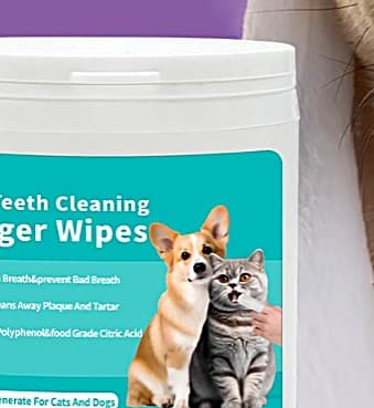 Lingettes Dentaires Fraîcheur — Chien & Chat